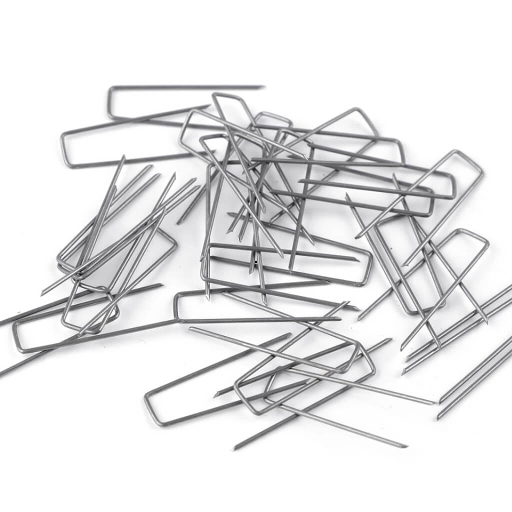 Floristické svorky – kovové spony pro aranžování květin, 5x25 mm